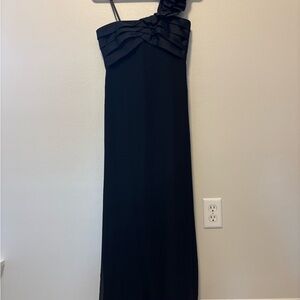 MaxandCleo Black One-Shoulder Dress